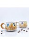 Capodokia and Hot Air Balloons Mug Set, 2D and 360 Degree Relief Pattern, 320 ml - 4