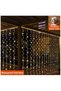 Chocisong 300LED Curtain Fairy Lights, Ramadan Fairy Light, 3X3Meters, Remote Control, 8 Lighting - 5