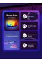 ALAMAREQ Gaming Monitor Led Backlights, LED Strip Light Sync with Screen Color & Music for Games - 4