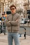 Men's Seasonal Zippered Standard Camel Raincoat - 3