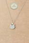Steel Necklace - Stone Cat Chain Necklace 316L Steel Necklace Does Not Tarnish or Fade 39+5cm - 3