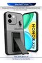 Honor X7e 4G 2026 Shockproof TPU Phone Case with Built-in Kickstand Textured Anti-Slip Protective Case Cover