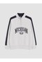Esvab • Modern & Distinctive Stand Collar Printed Men's Sweatshirt