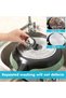 2-Pack Stainless Steel Wire Brushes - Includes 4 Replacement Pads, Rust-Proof for Pots/Pans/Dishes, - 6