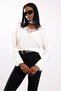 Ecru Lace Collar Sweater 5337 - 4