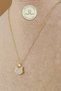 Steel Necklace - Stone Cat Chain Necklace 316L Steel Necklace Does Not Tarnish or Fade 39+5cm - 4