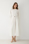 Feathered Belted Dress 32-2616 - 2