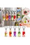 Magnetic Bottle Opener Bottle Shaped Crystal Mica Plastic Pack of 30