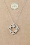 Steel Necklace - Stone Necklace 316L Steel Necklace Does Not Tarnish or Fade 39+5cm