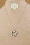 Steel Necklace - Stone Necklace 316L Steel Necklace Does Not Tarnish or Fade 39+5cm - 2