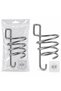 Hair Dryer Holder Chrome Metal Adhesive Hanger