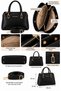 Women's Stylish Accessory Waterproof Fabric Long Strap 4-Compartment Hand and Shoulder Bag - 3
