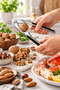 Walnut Nutcracker Multi-Purpose Almond Pistachio Shrimp Cracker Stainless Steel 3 Pieces - 5