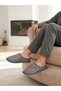 Men's Non-Slip Silent Insole Fur-Lined Home Slippers and Comfortable House Slippers - 4