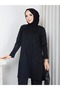 Cold Yarn Floral Patterned Knitwear Tunic - 4