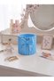 Striped Ribbon Desktop Pen Holder |   Makeup Organizer |   Decorative Toothbrush Holder