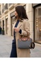 Women's Shoulder Bag with Handle and Strap - Handheld Form 15X25 cm - 4