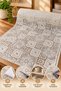 Lace Patterned Non-Slip Base Non-Perforated Pvc Oilcloth Coffee Table and Shelf Cover – Inside Cabinet, Drawer, and Kitchen Shelf Protective Cover