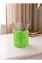 Striped Ribbon Desktop Pen Holder |   Makeup Organizer |   Decorative Toothbrush Holder - 2