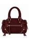 Women's Suede Zipper Detailed Bag