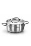Korkmaz Alfa Grande 14 Pieces Stainless Steel Cookware Set |Stainless Steel Tri-Ply Sandwich Base - 2