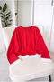 Women's Romantic Scallop Lace Detailed Long Sleeve Body 60 cm - 3
