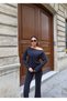 Women's Top and Bottom Set Modal Fabric Off-Shoulder Blouse and Wide-Leg Pants Two-Piece Set - 4
