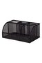 Desk Organizer Metal Mesh Black