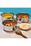 Vinod Stainless Steel Tope Set, 5 Pieces, 0.8 L to 2.2 L, Heavy Sandwich Bottom, Induction & Gas - 2