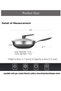 Arabest Stainless Steel Wok Pan, 32cm Nonstick Fry Pan with Honeycomb Carving, Glass Lid, Handle - 2