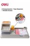 2 Pcs 6 Compartment Multi-Functional Desk Organizer Box - 3