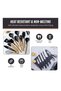 Cuken 19-Piece Kitchen Utensils Set, BPA-Free Silicone and Stainless Steel Knives, Complete - 4
