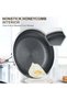 Arabest Stainless Steel Frying Pan Set, 30cm Nonstick Fry Pan with Honeycomb Carving, Stainless - 5