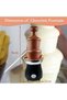 DUNISO Three-Layer Chocolate Fountain Machine, Chocolate Melting Pot, Electric Lava Chocolate - 3