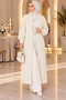 Women's Beard Fabric Long Cardigan Relaxed Fit Standard Size - 2