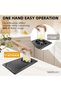 WeBloom 304 Stainless Steel Cup Rinser, Embedded Glass Sink Rinser High Pressure Washing Easy To - 2