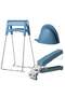 HOMESTAR 3 Pcs Kitchen Hot Plate Gripper, Stainless Steel Bowl Clip, Kitchen Tongs Bowl Dish Pan