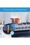 4 Burner Gas Cooker 60 x 60 cm, Full Safety, Auto Ignition, Rotisserie, Thermostat, Separate - 5