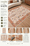 Decorative Carpet Non-Slip Base Stain-Resistant Washable Rug Custom Size Living Room Carpet 5018 - 7