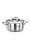 Korkmaz Alfa Grande 14 Pieces Stainless Steel Cookware Set |Stainless Steel Tri-Ply Sandwich Base - 5