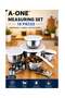 A-One Collection A-ONE Pot Set - 18 pieces New · A-ONE · Silver · Metal & Plastic - 2