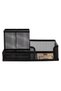 1-Piece Metal Mesh Desk Organizer Black - 3
