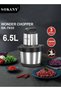 sokany 6.5L Meat Grinder,3 Speeds Electric Meat Grinder,Electric Chopper,Food Processor with - 2