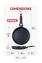 Optima+ 26cm Frying Pan , PFAS-Free Non-Stick Aluminium Skillet, Even Heat Distribution - 2