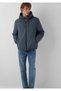 Men's Hooded Jacket Dark Sea Jacket - 4