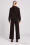 Hooded Premium Selection Top and Bottom Set Lby0111 Brown - 7