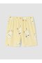 Freezen Store Women's Embroidered Shorts with Waistband and Drawstring - 2