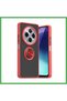 Redmi 14C Compatible Case Montreal Silicone Cover with Ring - Red Bezoss