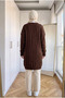 Cream V-Neck Buttoned Knitted Cardigan, Long Sleeve, Comfortable Fit 90 cm - 3