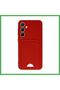 Samsung Galaxy A35 5g Compatible Case Kelvin Silicone with Business Card Holder - Red Bezoss